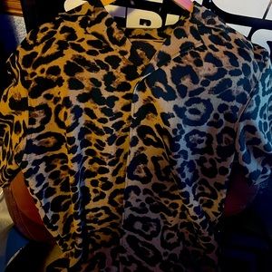 Shein | Cheetah Print Tee Adult M